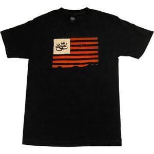 ROYAL Flag Skateboard Tee - Black [S]